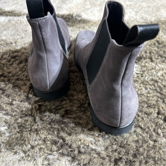 Gray Suede Men's Chelsea Boots - Monte Russo Made in Italy sz 10.5 M - Picture 5 of 14